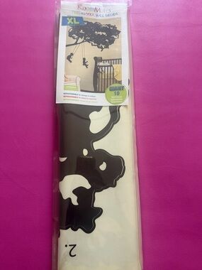 RoomMates Black Tree and Swing Wall Decal
